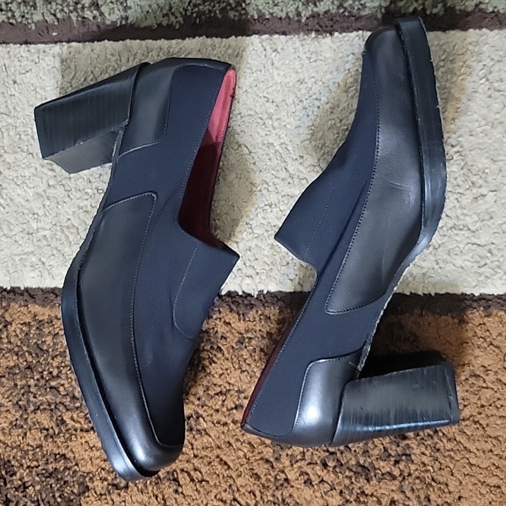 Donald J Pliner Black Stretch Upper Women's Shoes